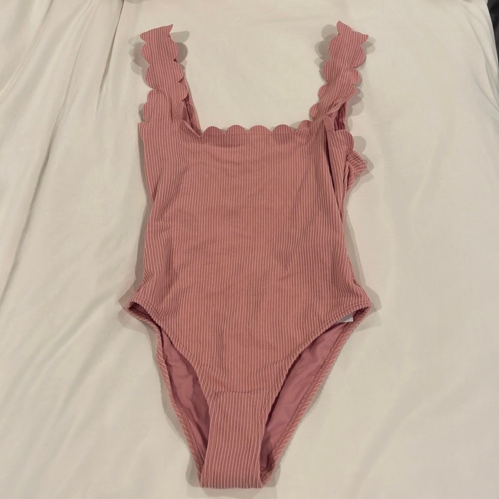 Top shop Pink Scalloped One Piece